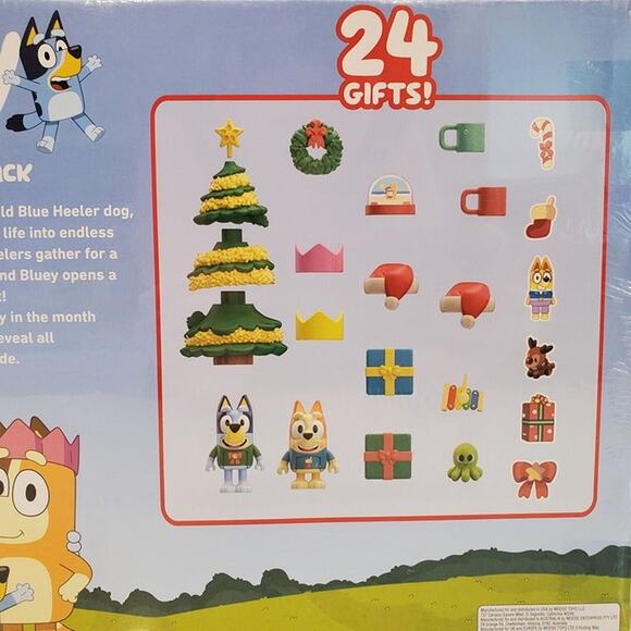 Bluey Advent Calendar Bluey Christmas Advent Calendar Toys - Picture 4 of 12